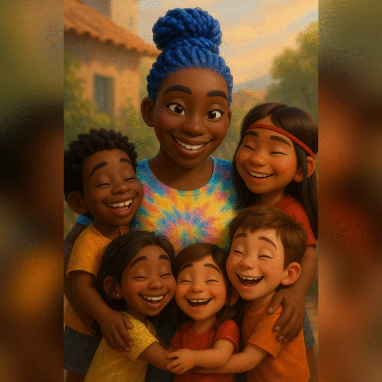 Joana e as crianças